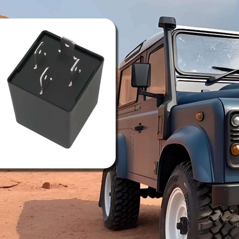 SING F LTD 4-Pin 12V Flash Relay Indicator Lights Adjusted Relay OE PRC8876 WFL7LED Compatible with Land Rover Defender 90 110 130 Vehicles Pre-2007 - Image 3